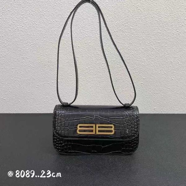 

designer luxury womens bag balencigas handbag b-shaped paris single shoulder messenger fashion square gift shoulder oblique span versatile h