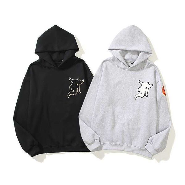 

designer fashion hoodie fog season 5 badge celtic hooded pullover men's high street loose trend, Black