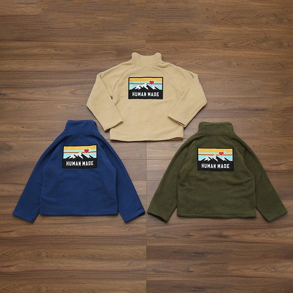 

lamb fleece coats high street men women loose couple warm jackets, Black;brown