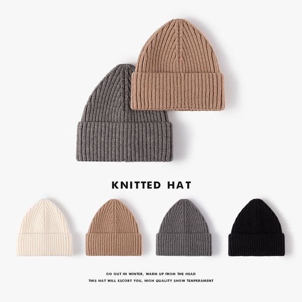 

newst beanie woolen hats autumn winter outdoor fashion knit hat warm and thick male and female lovers, Blue;gray