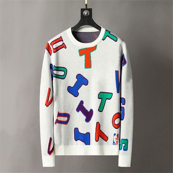 

2022 mens sweaters designer warm sweater suit mens womens stylist jumpers fashion streetwear pullover sweatshirts loose lovers clothing -3, White;black