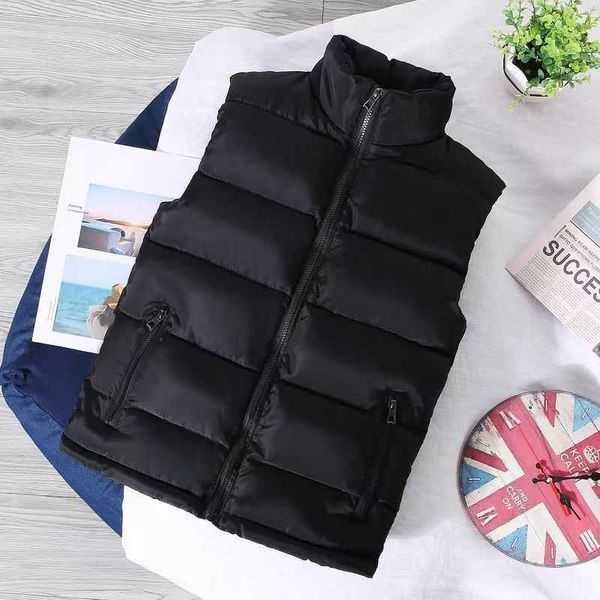 

womens down parkas puffer vest jacket woman jackets sleeveless coat, Black