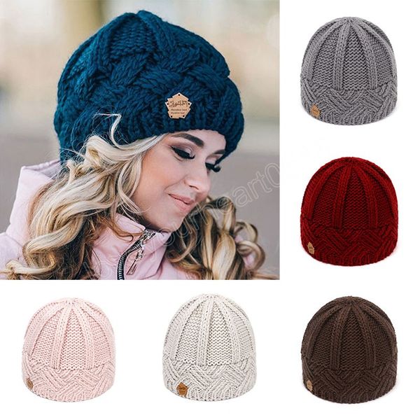

fashion winter hat women autumn faux fur female warm knitted beanie girl hats woman bonnet femme chunky thick stretchy hats, Blue;gray