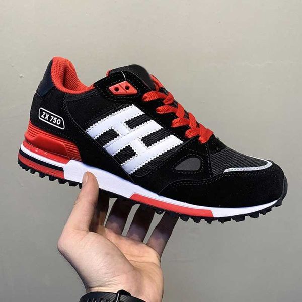 

zx750 athletic shoes designers sneakers zx 750 mens womens white red blue breathable athletic outdoor sports jogging walking shoes264n