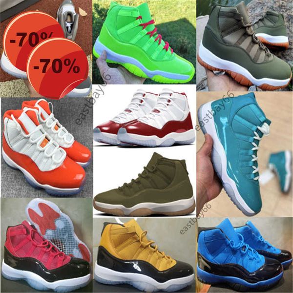 

2022 basketball shoes jumpman 11s cherry neutral olive cool grey 11 legend blue cow ice cream bred pulse-black-universit devil gym red