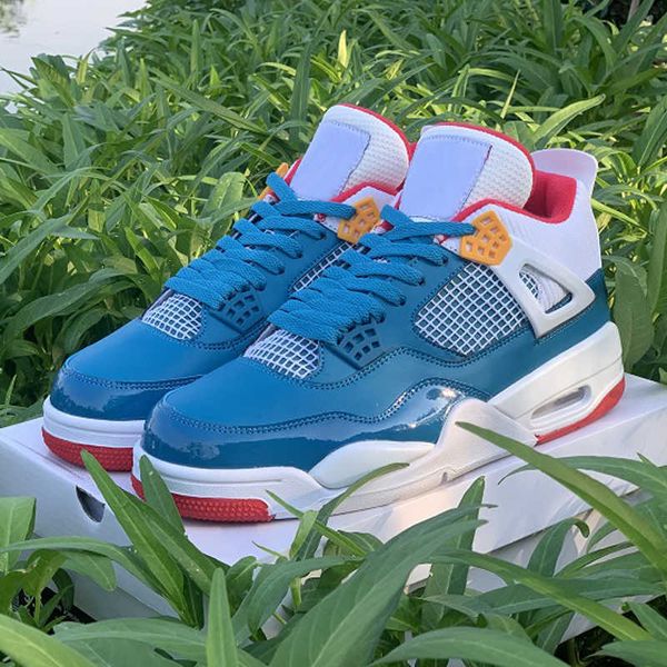 

2022 messy room 4s basketball shoes jumpman 4 midnight navy white oreo black cat sneakers