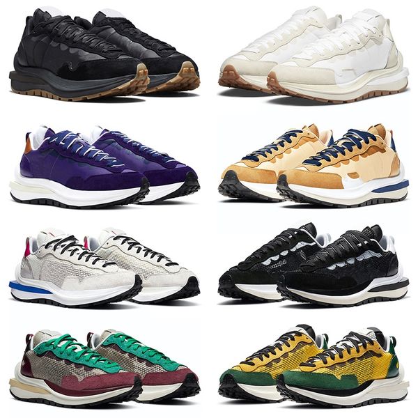 

shoes running waffle vaporwaffle men women running black white gum sesame dark iris tour yellow villain red trainers sports sneakers size 36