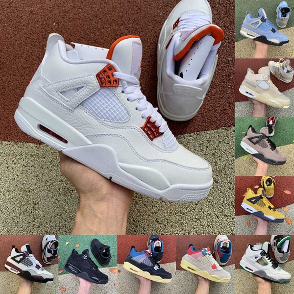 

basketball shoes sneakers high outdoor trainer university blue fire red white sail black cat cactus jack tattoo cool grey 4 men women