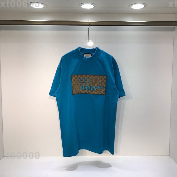 

23ss designer letter printed t shirts tee sweatshirt fashion high street short sleeves summer casual t-shirt breathable men women crew neck, Black;brown