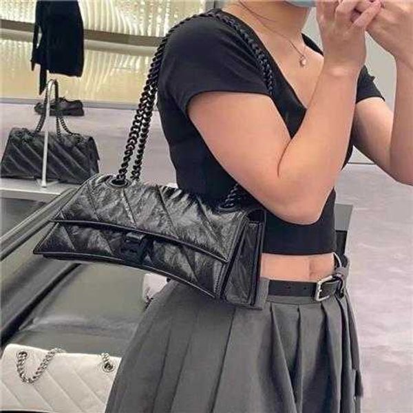 

designer luxury womens bag balencigas handbag b-shaped paris single shoulder messenger fashion square gift shoulder oblique span versatile h