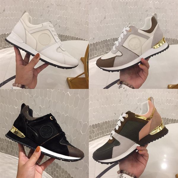 

designers run away sneakers men women casual shoes white brown grey trainers womens sports leisure mens outdoors chaussures size35-44, Black