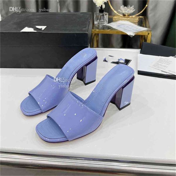 

classic high heeled sandals party fashion leather women dance shoes designer heels thick shoes channel hgdg, Black