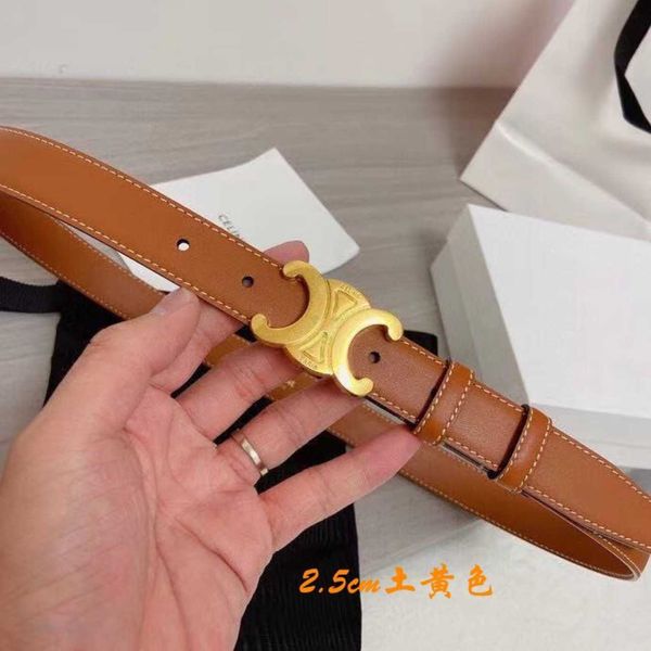 

designer belts triumphal arch women's first layer cowhide belt versatile butterfly copper buckle decorative coatqcrf, Black;brown