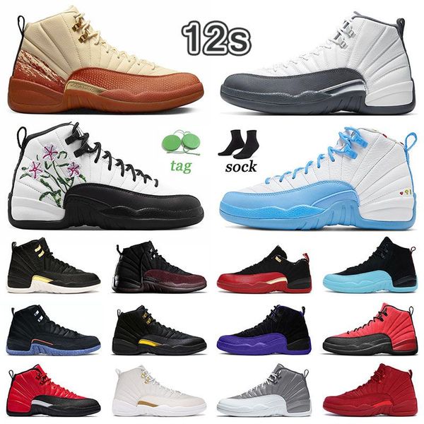 

jumpman 12s retos basketball shoes mens big size 12 new stealth hyper royal a ma maniere eastside golf gs floral ov white machigan game blue