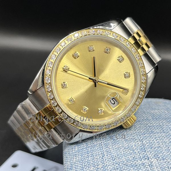 

designer men's automatic watch 36/41mm 904l stainless steel women's watch 28/31 quartz movement sapphire waterproof watches montre, Slivery;brown