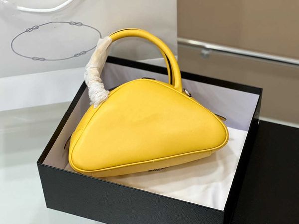 

22ss triangle bags women fashion shopping satchels designer mini satchel adjustable shoulder strap crossbody messenger bags