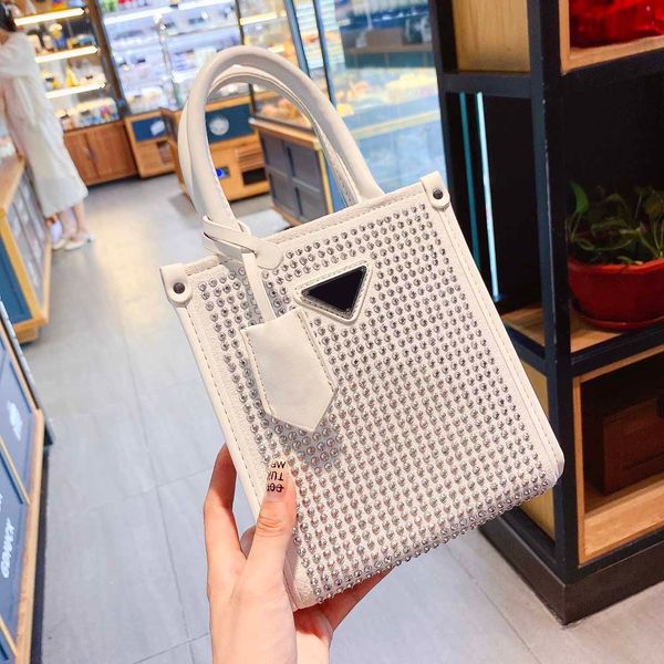 

bags designer tote handbag women luxury classic fashion full diamond triangle brand imitation handbags fashion leather party wallet nv57