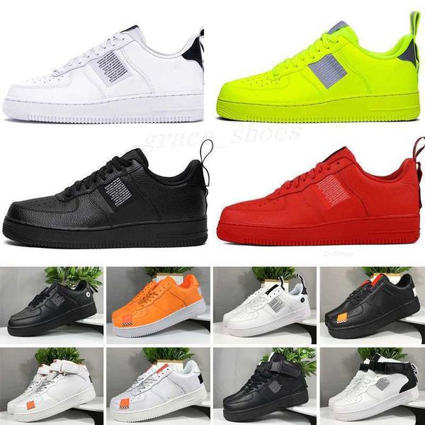 

2021 quality af1 sports running shoes classic classical high and low black bheat white men women forcing skate sneakers pp01