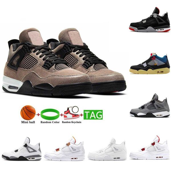

basketball shoes taupe haze tour yellow 4 women men 4s what the sneaker brigade blue sport white sail trainer size eur 36-47, Black