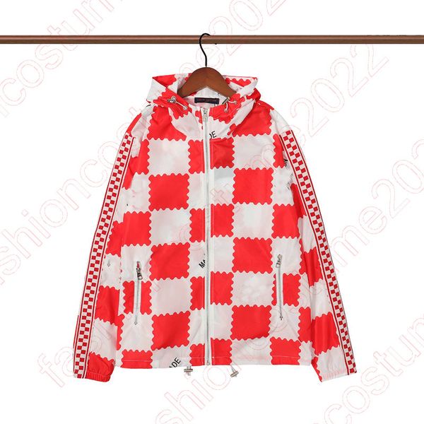 

women tiger hoodies monogrames color-block parka pixel jackets men full printed highstreet jackets outdoor windproof hip hop reversible coat, Black