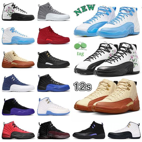 

12s eastside golf mens basketball shoes jumpmans 12 stealth dark grey hyper royal university blue a ma maniere eastside golf gs floral pink