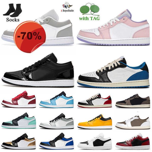

fashion jumpman 1 low basketball shoes 1s wolf grey carbon fiber all-star arctic punch black toe fragment reverse mocha unc grey camo