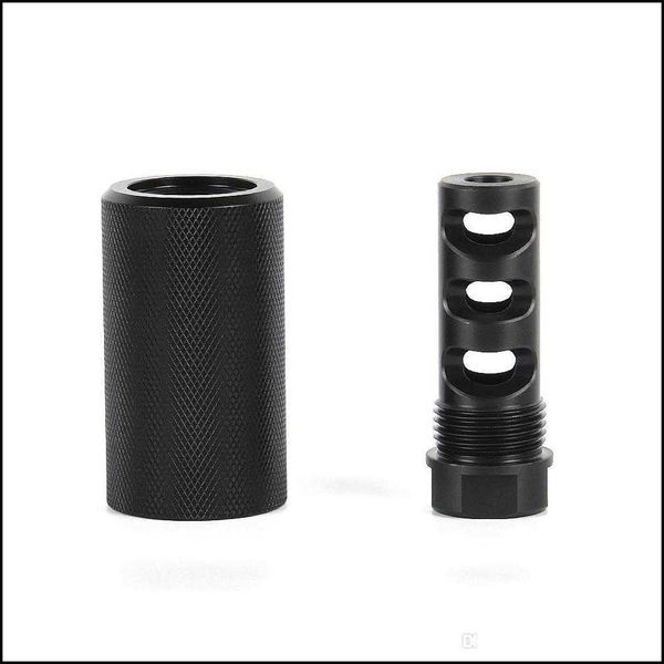 

accessories others tactical gear muzzle brake x threads with x outer sleeve drop delivery cyku
