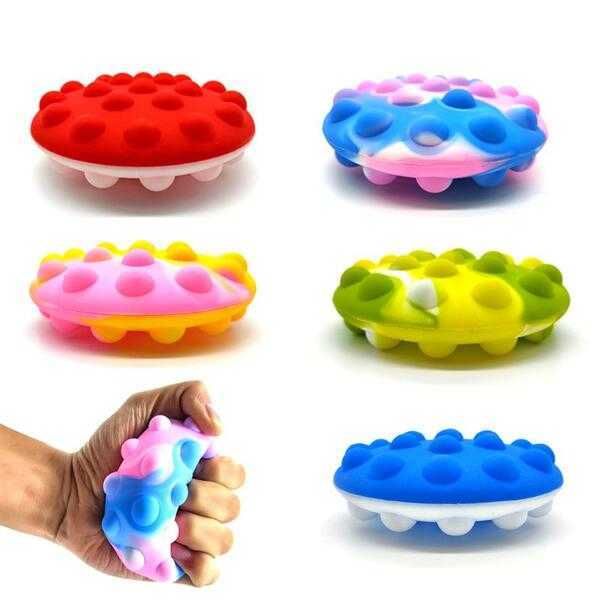 

fidget bubble ball toys outdoor games vent balls 3d decompression squeeze squishy dimple game sensory toy for autism special needs stress re