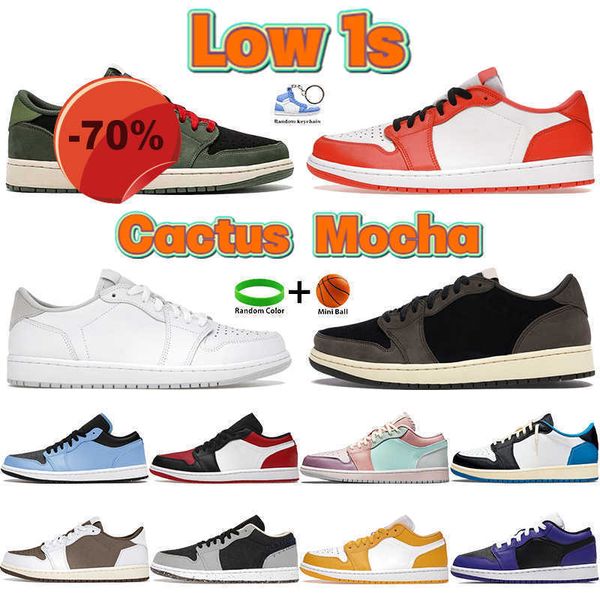 

1s basketball shoes low 1 men sports trainer fragment x cactus mocha starfish neutral grey reverse bred green toe court purple black