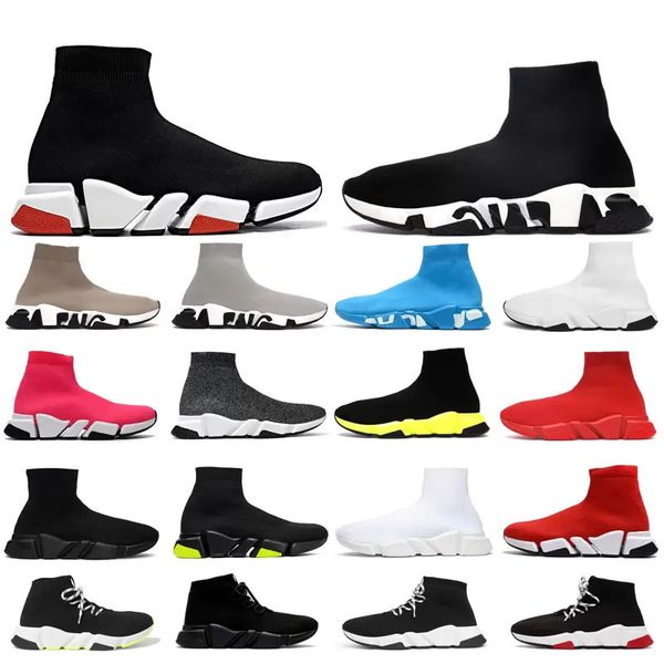 

designer socks shoes platform men woman shiny knit 2.0 1.0 runner sneaker sock shoe master embossed womens sneakers speeds booties paris