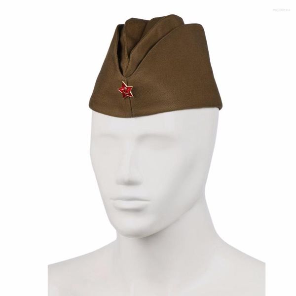

berets wwii ussr soviet military army garrison cap with badge2532421, Blue;gray