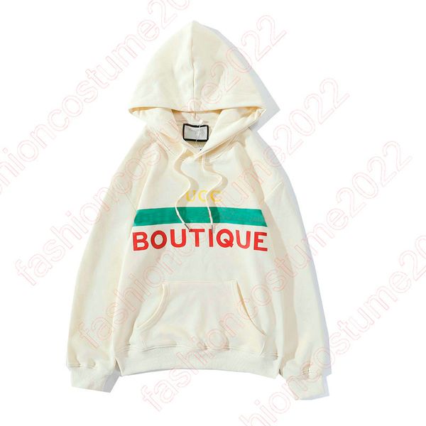 

2023 women g boutique print sweatshirt men with hat hoodies o-neck letter printed korean style casual all-match teens sweatshirts loose tren, Black