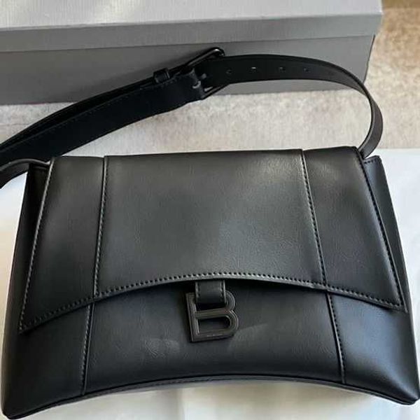 

designer luxury womens bag balencigas handbag b-shaped paris single shoulder messenger fashion square gift shoulder oblique span versatile h