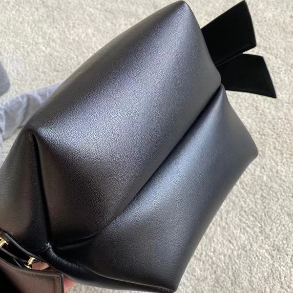 

swedish designer bag acne classic leather bags designer women bag bow cross body cowhide tote black shoulder crossbody handbag musibis bucke