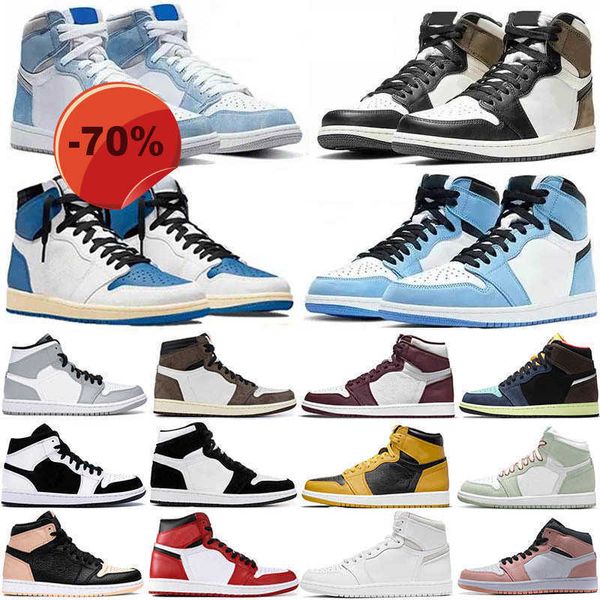 

jumpman 1 basketball shoes mens 1s university blue unc women trainers sneakers trophy room chicago red high og hyper royal barely orange eur