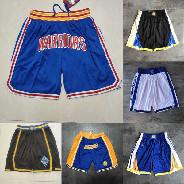 

basketball shorts golden state''warriors''men throwback pocket, Black