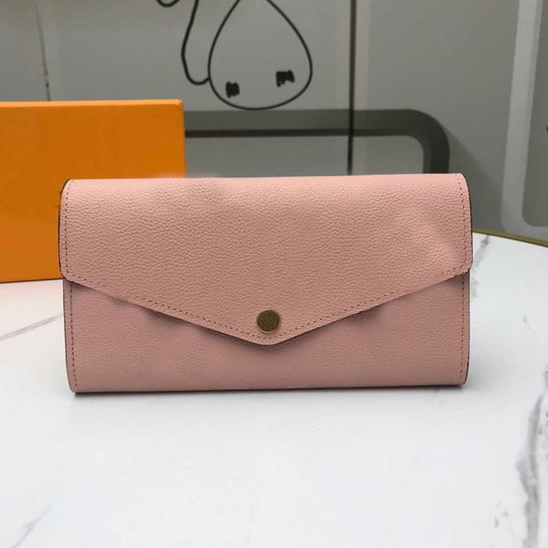 

highh qualityy 2021 classic wallets woman fashion designers clutch purses monogrames clemence long wallet card holder purse with box dust ba, Red;black