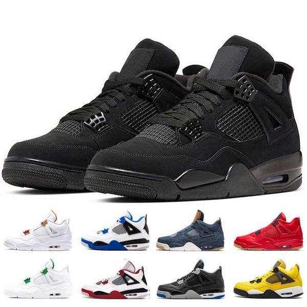 

basketball shoes trainers sneakers black cat sail pure money pine green motosports blue outdoor sport men women 4 4s