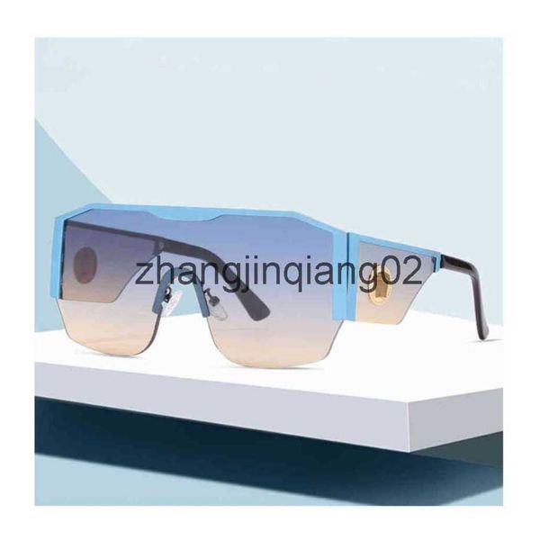 

designer versage sunglass cycle luxurious fashion woman mens summer winter one piece oversized personalized modern medussa sunglasses, White;black