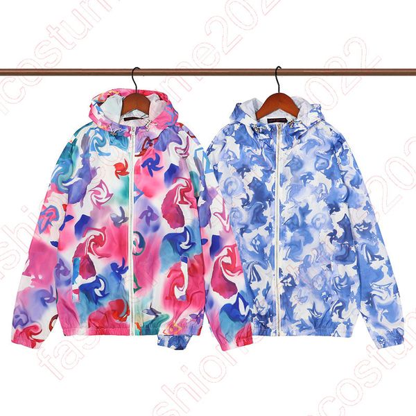 

women hoodies monogrames color-block parka pixel jackets men full printed highstreet harajuku jackets outdoor windproof hip hop reversible c, Black