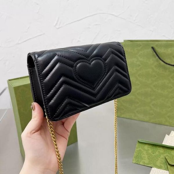 

bags marmont women shoulder chain crossbody bag luxury designer handbags leather purse female wallet