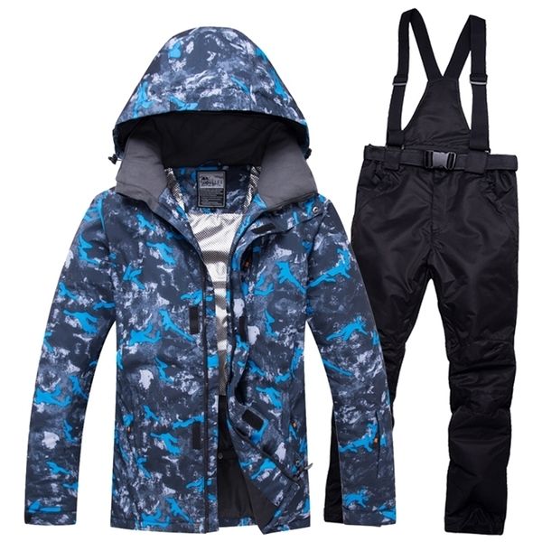 

skiing suits suit men winter warm windproof waterproof outdoor sports snow jackets and pants equipment snowboard jacket brand 221008