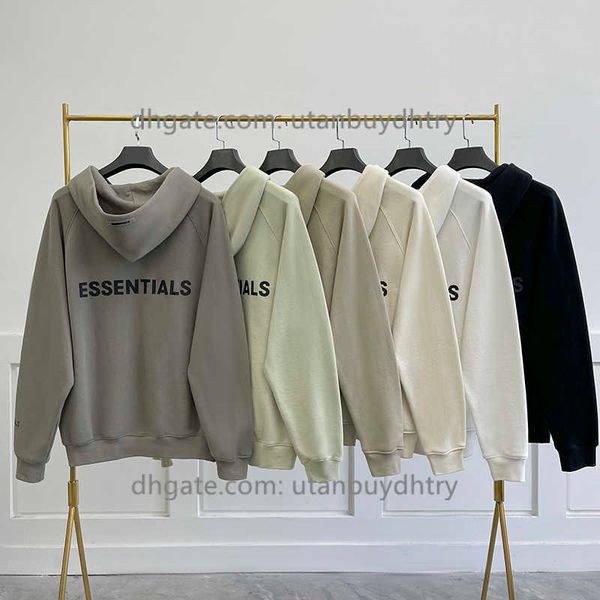 

oversized essentials zipper hoodies fashion brand rubber letters zipper sweatshirts men's and women's cotton streetwear coat, Black