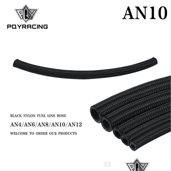 

fittings pqy - 10 an pros lite black nylon racing hose fuel oil line 350 psi 0. pqy7314-1 drop delivery 2021 mobiles motorc dhcarpart dh0my