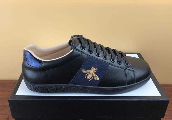 

brand shoe womens designer shoes discount stripe tiger embroidered mens luxury with original box snake ace bee