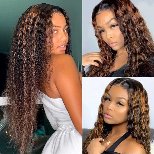 

synthetic wigs new wig for women new mid parting bangs wrapped corn curl wig 221010, Black
