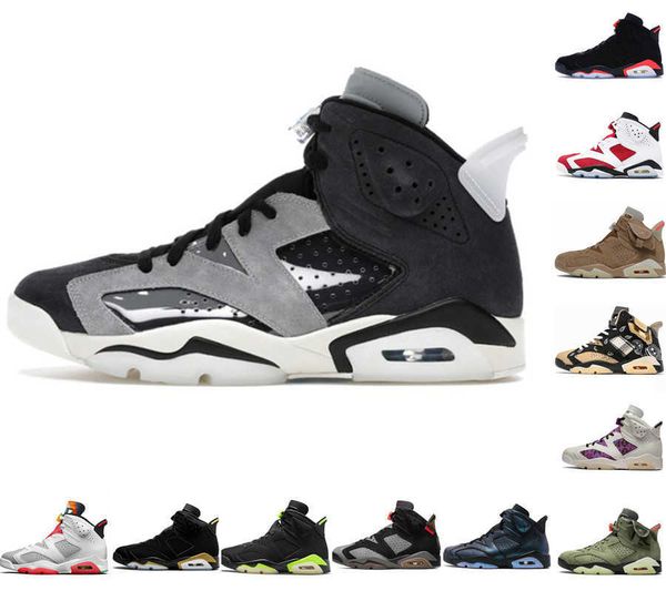 

travis sneakers dr mens shoes trainer basketball shoes british khaki carmine black infrared gatorade green sail brown jumpman 6 6s men women