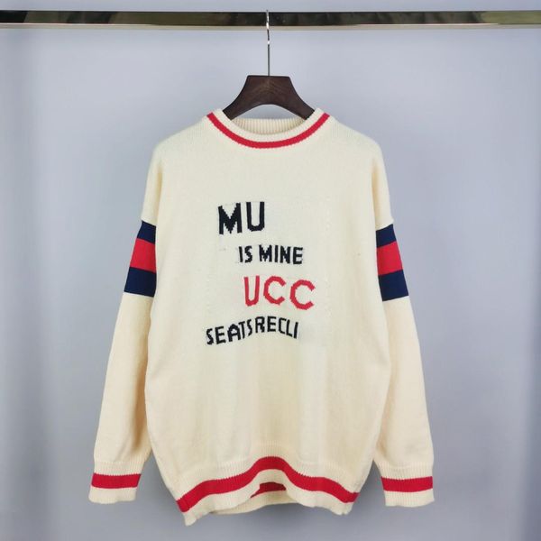 

2022 mens designer sweater loose sweater street fashion letter design simple style couple outfit pullover winter sweatshirts high street pri, White;black