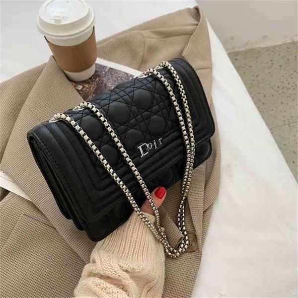 

60% off 2023 designer bag female single messenger small chain square