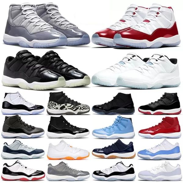 

jumpman 11 basketball shoes sneakers sports trainers cool military black cat fire red thunder bred green bean easter chile men womens sneake